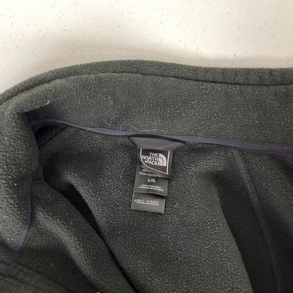 The North Face Embroidered Fleece Jacket Full Zip Black Size L - Picture 4 of 4